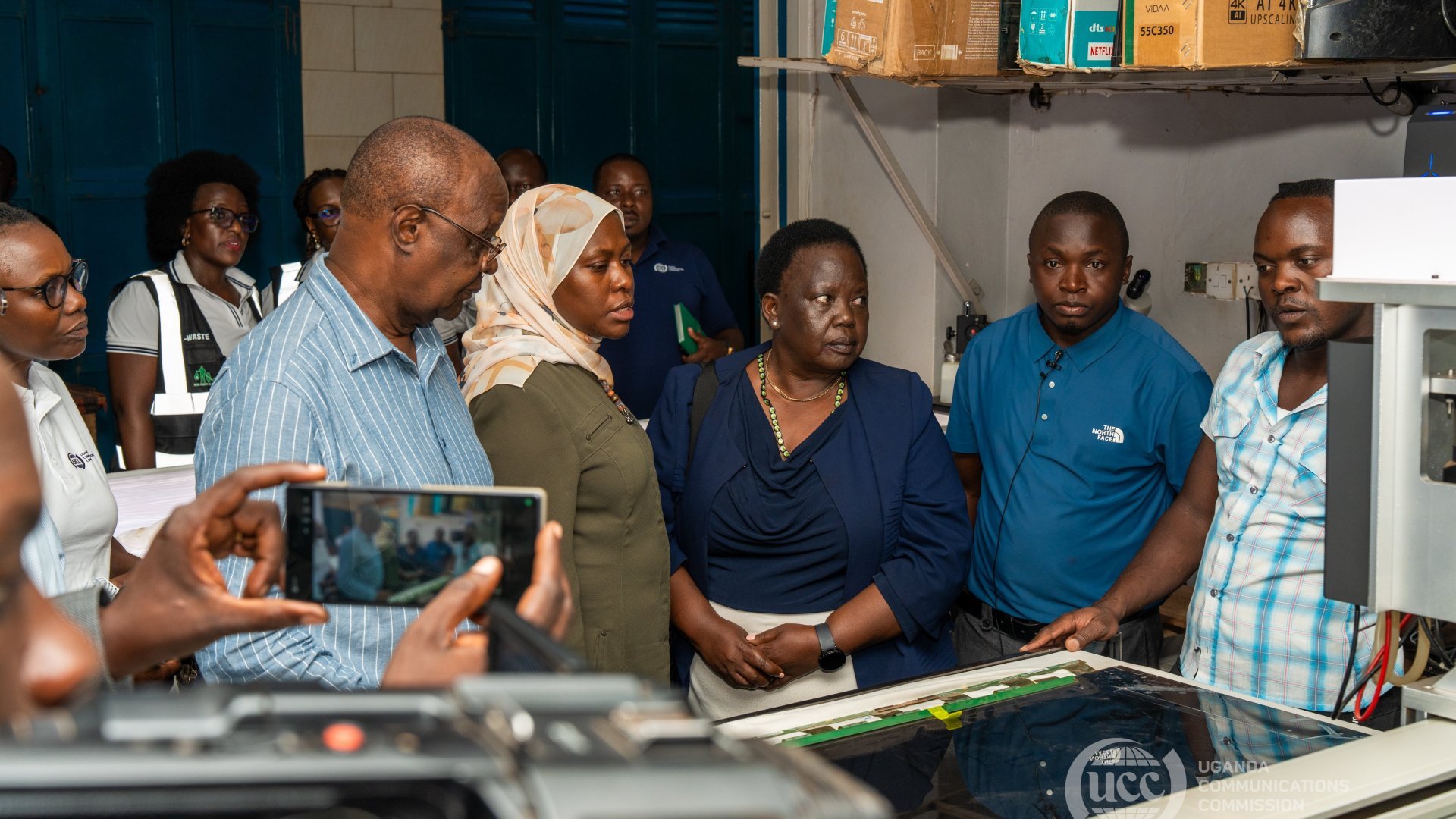 Permanent Secretaries Visit ICT E-Waste Hub at Cornerstone Plaza