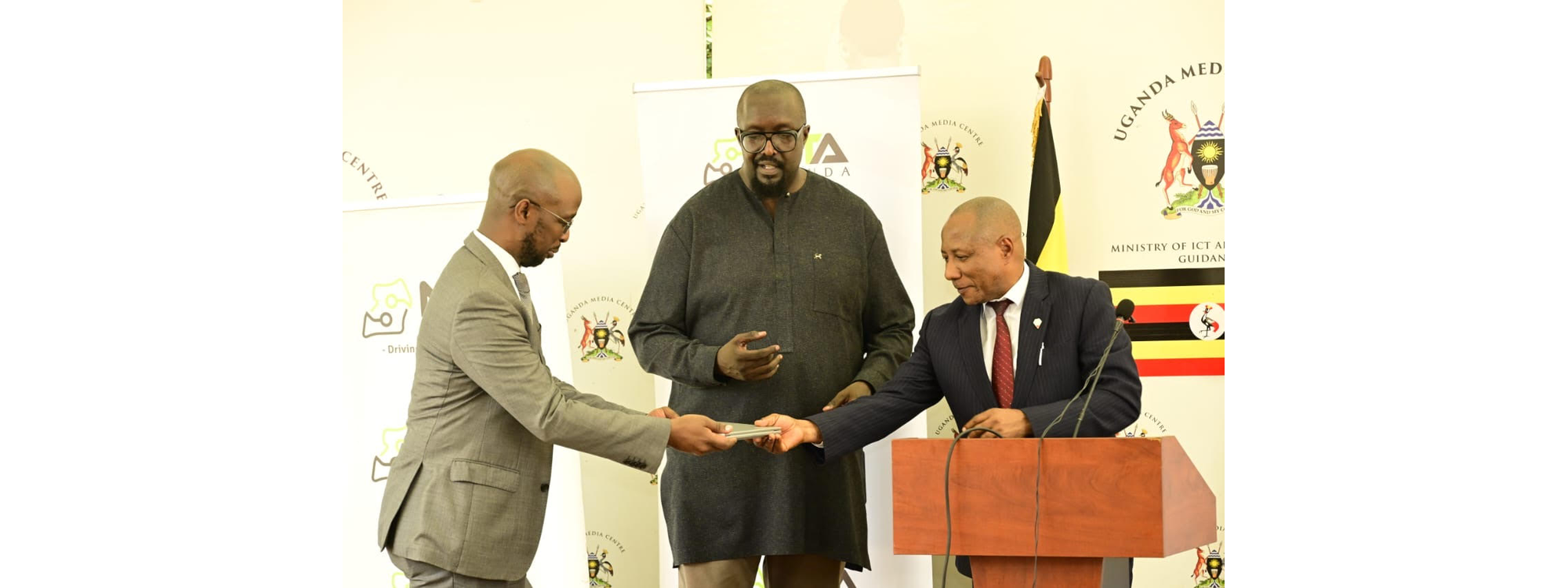 Uganda Media Centre Receives 25 Laptops to Strengthen Government Communication