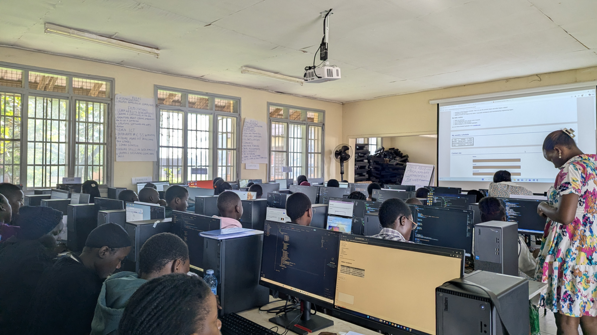 Girls and Young Women Gain Digital Skills at AGCCI Coding Camp