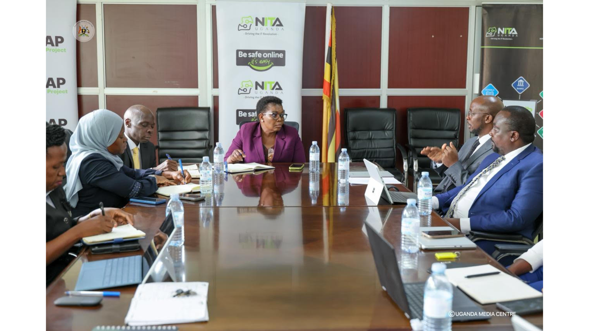 Familiarisation Visit Highlights NITA-U's Digital Progress