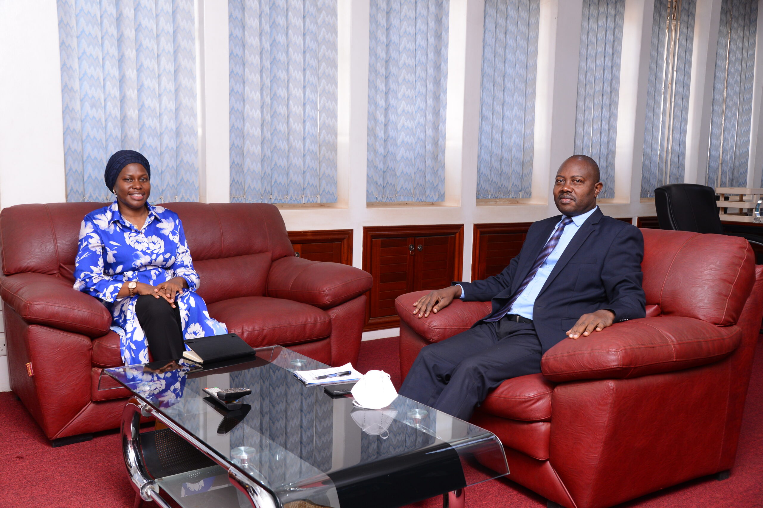 Dr. Zawedde pays courtesy visit to Central Broadcasting Services (CBS)