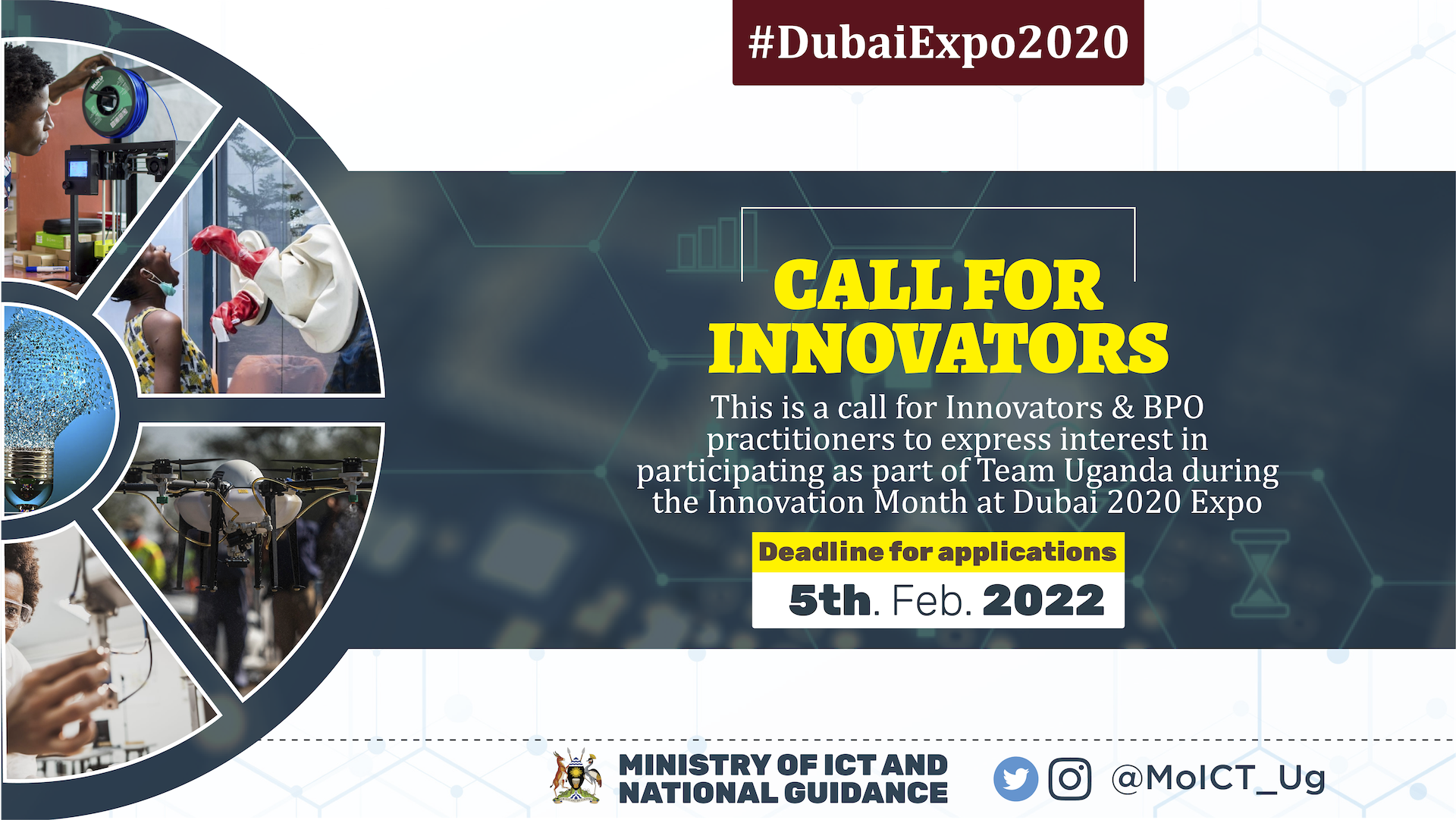 You are currently viewing Application for participation in  INNOVATION MONTH – DUBAI 2020 Expo