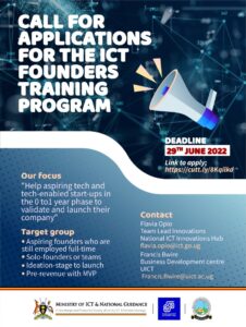 Call for Applications for the ICT Founders Training Programme